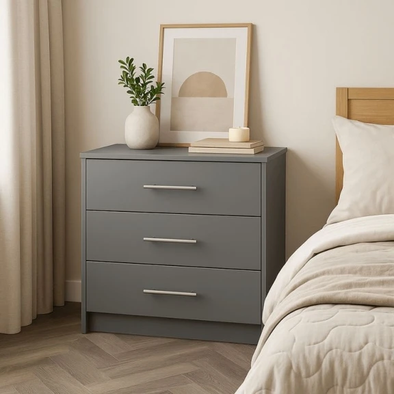 450mm 3 Drawer Base Cabinet Perth | Kitchen Storage