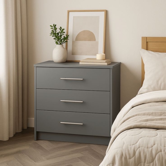 450mm 3 Drawer Base Cabinet Perth | Kitchen Storage