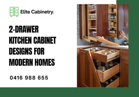 2-drawer kitchen cabinet Designs for Modern Homes