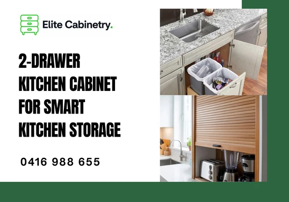 2-drawer kitchen cabinet for Smart Kitchen Storage