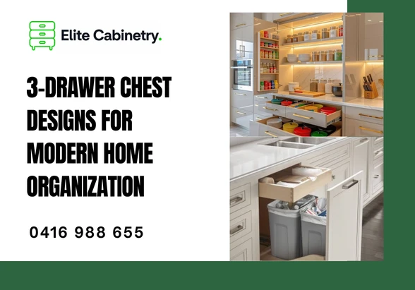 3-drawer chest Designs for Modern Home Organization