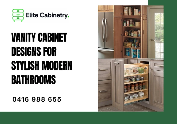 Vanity cabinet Designs for Stylish Modern Bathrooms