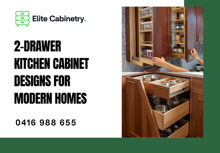 2-drawer kitchen cabinet: The Evolution of Kitchen Storage Efficiency