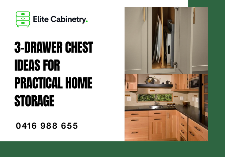 3-drawer chest Ideas for Practical Home Storage