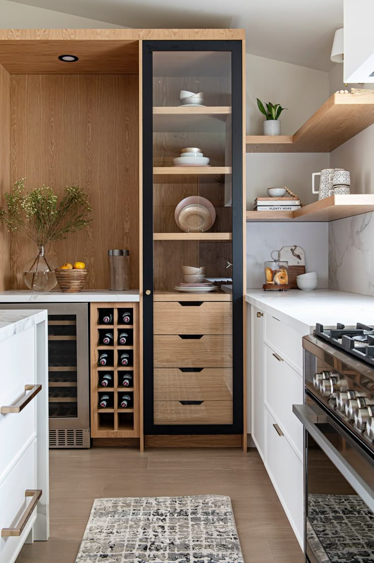An Elegant Overhead Wine Rack