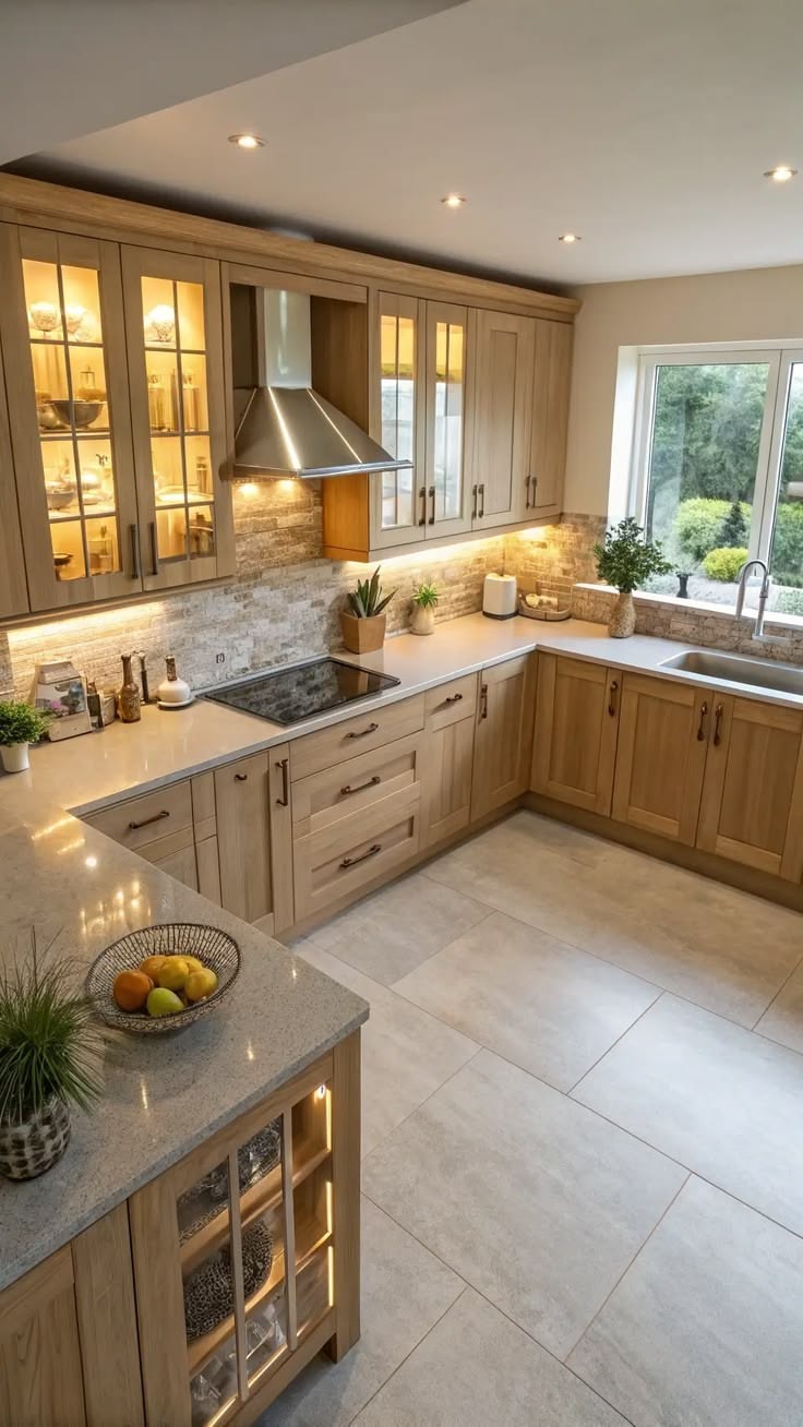 classic wooden kitchen