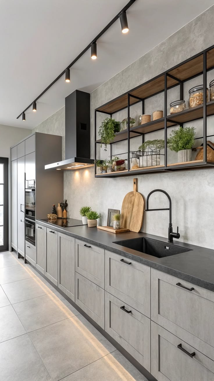 Industrial Luxury Kitchen
